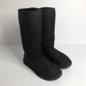 UGG Women's Classic Tall Black Size 8 Boots